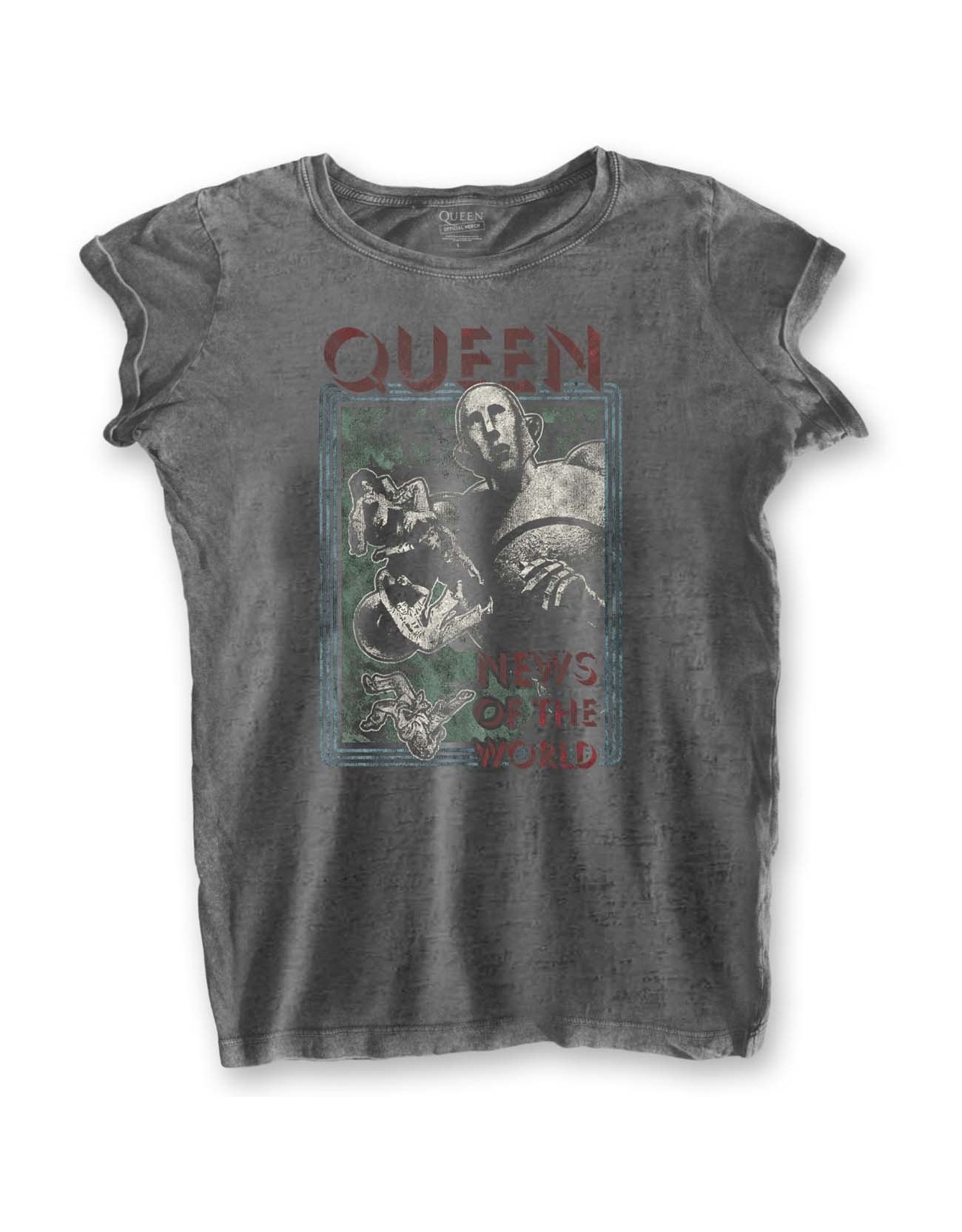 Queen / Vintage Union Jack Burnout Tee