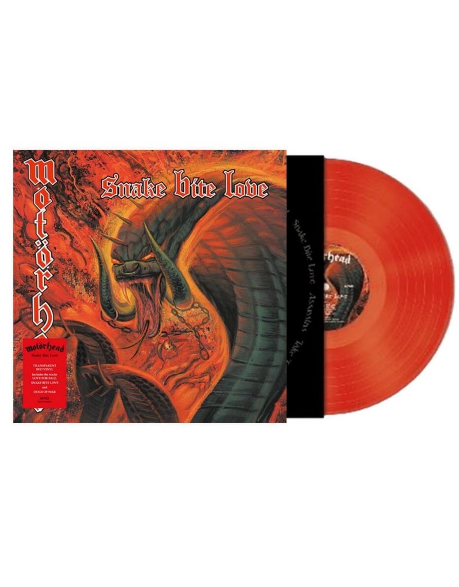 Motorhead - Snake Bite Love (Transparent Red Vinyl)