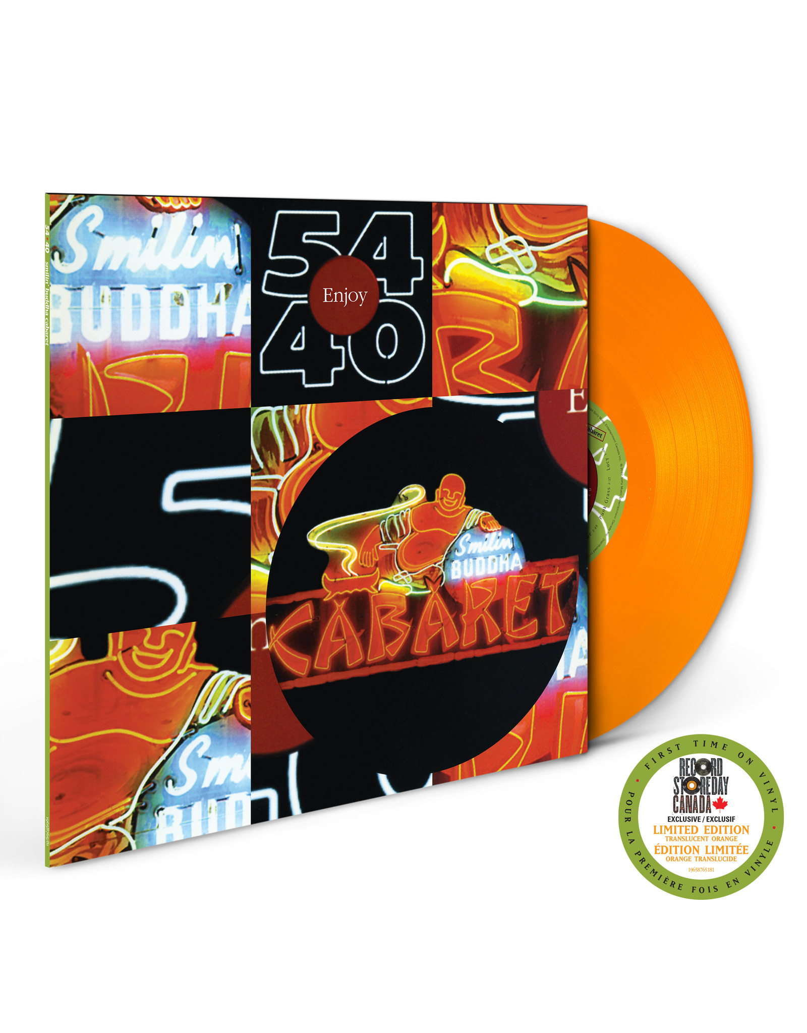 54-40 - Smilin' Buddha Cabaret (Exclusive Orange Vinyl]