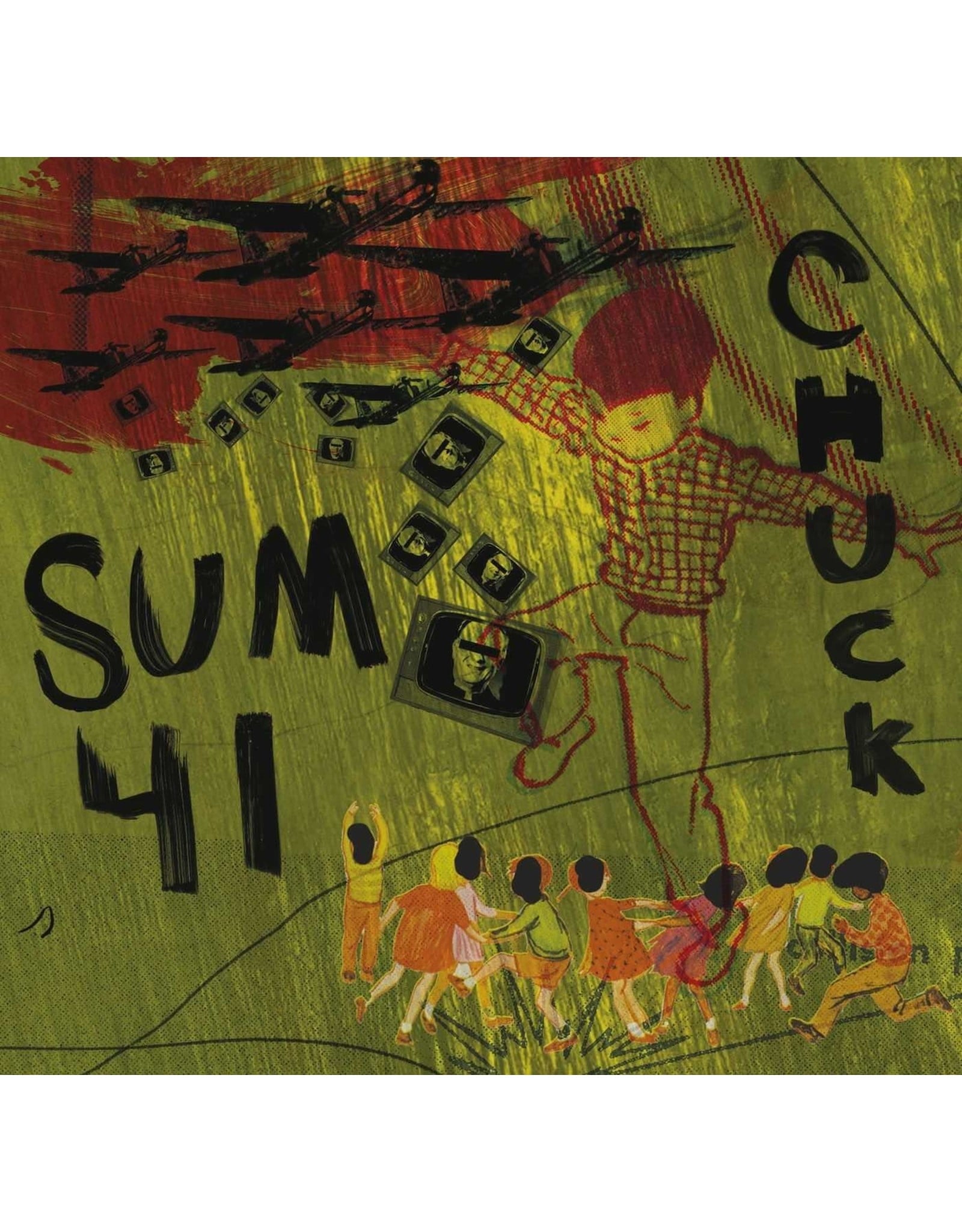 SUM 41 - Chuck (Platinum Gray & Red Swirl Vinyl)