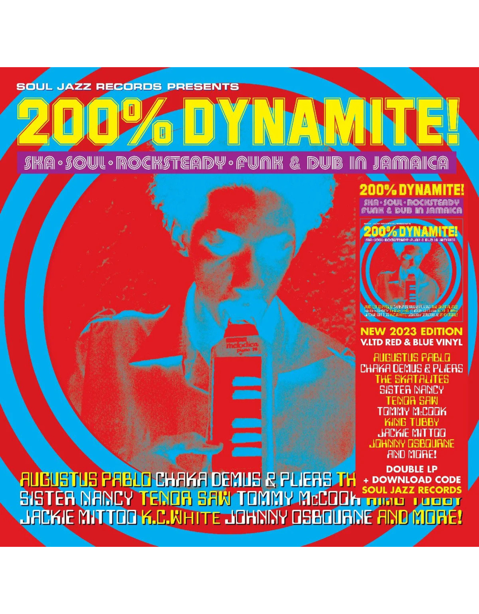 Various - 200% DYNAMITE! (Record Store Day) [Red & Blue Vinyl