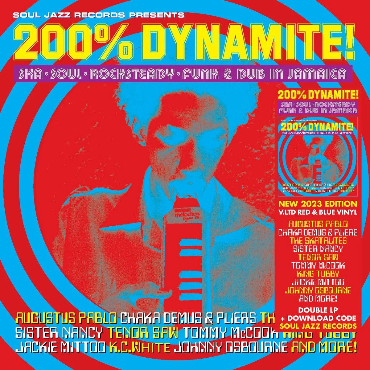 Various - 200% DYNAMITE! (Record Store Day) [Red & Blue Vinyl