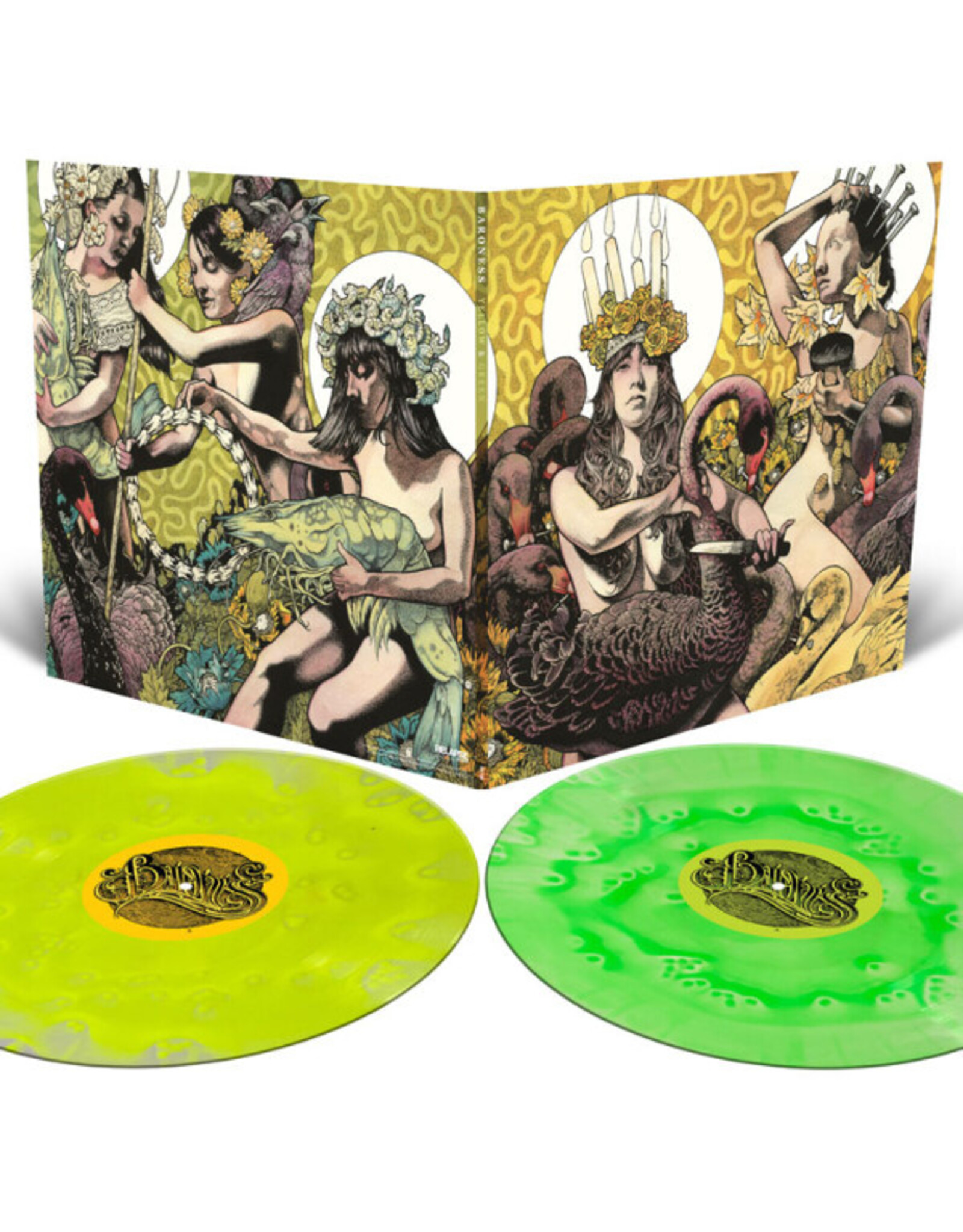 Baroness - Yellow & Green (Yellow / Green Cloudy Vinyl)
