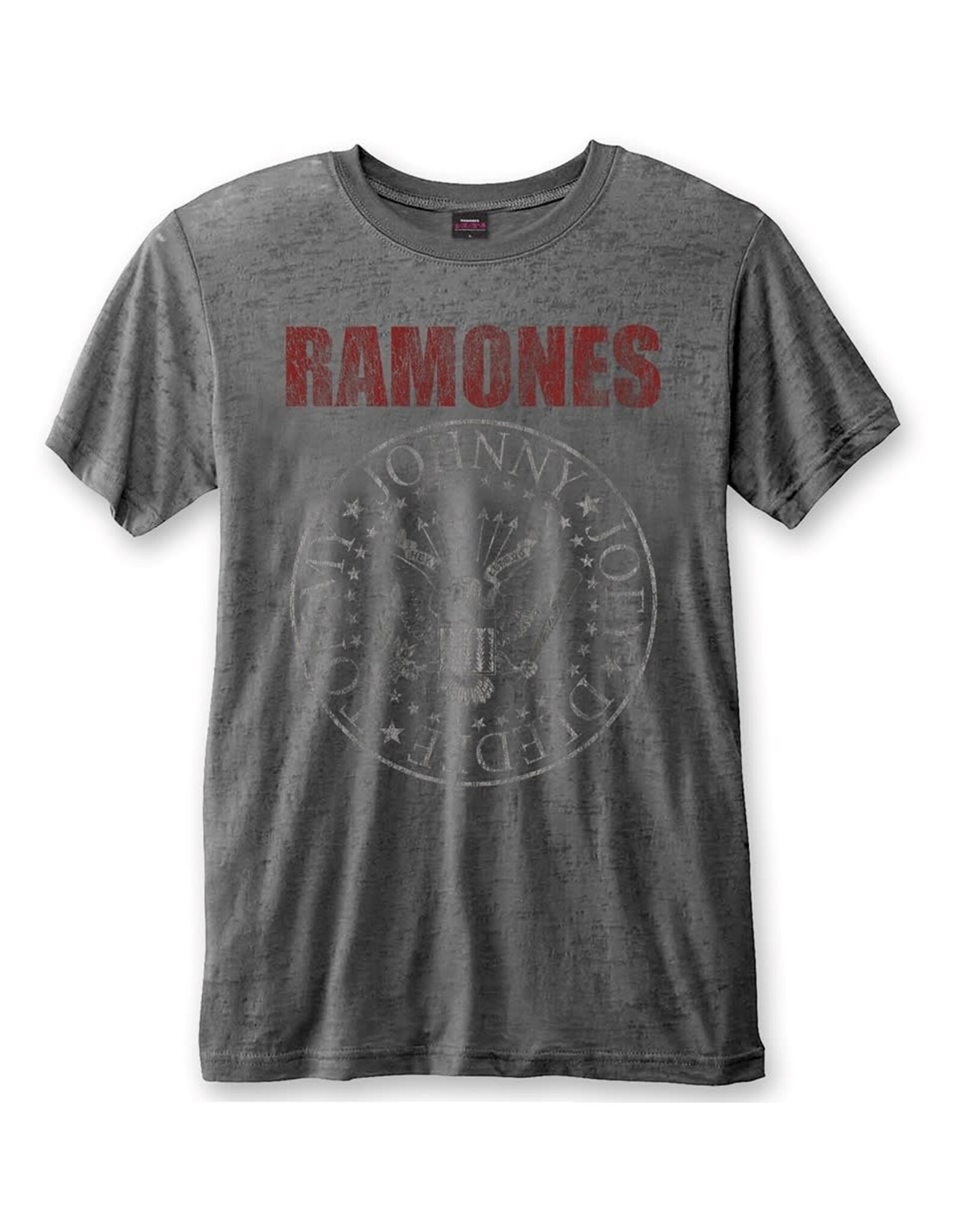 Ramones - Classic Logo Premium Burnout T-Shirt - Pop Music