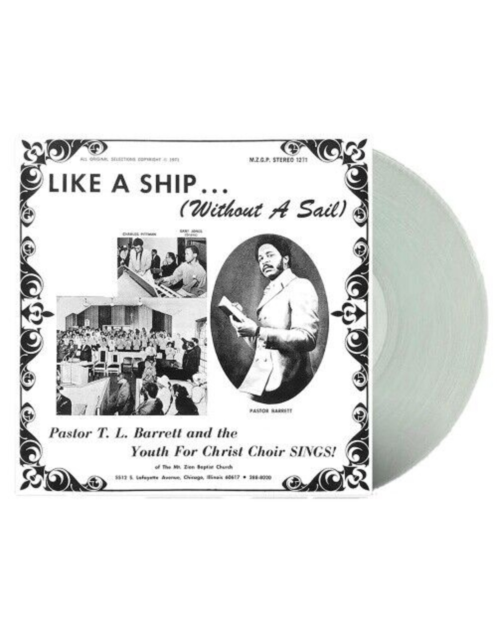 Pastor T. L. Barrett / Youth For Christ Choir - Like A Ship (Without A Sail) [Transparent Vinyl]