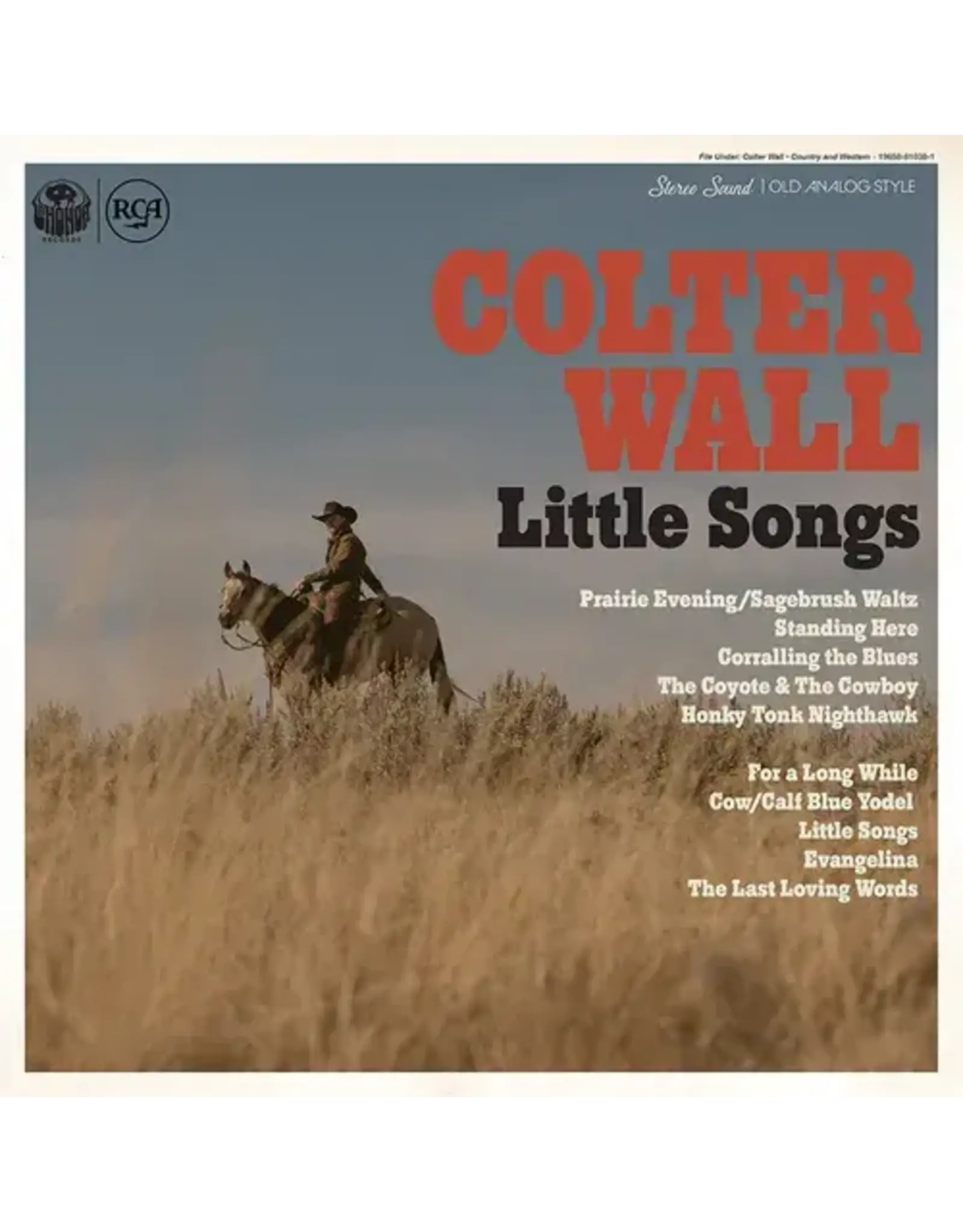 Colter Wall - Little Songs (Exclusive Blue Vinyl)