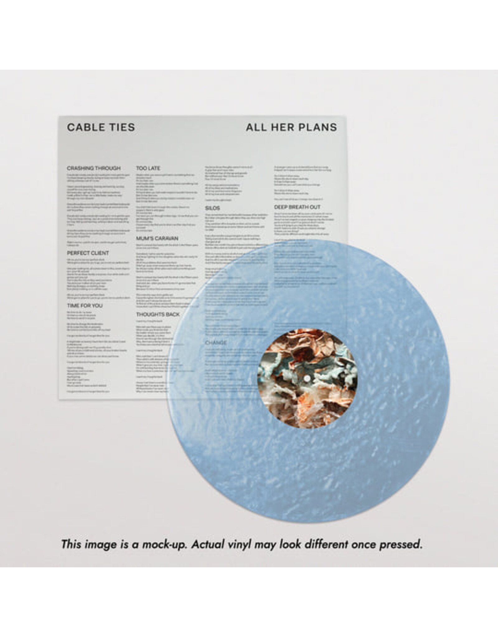 Cable Ties - All Her Plans (Exclusive Metallic Ice Vinyl)
