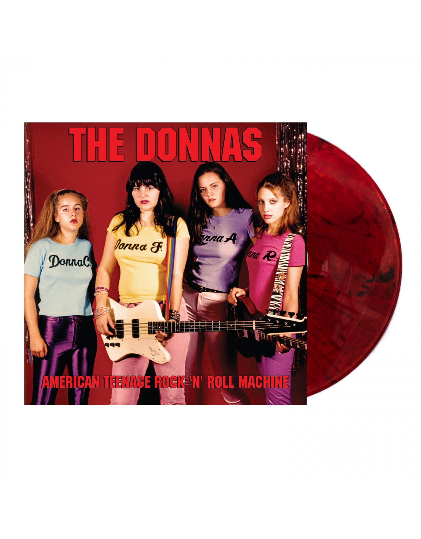 The Donnas - American Teenage Rock 'N' Roll Machine (Fire Orange Black Swirl Vinyl)