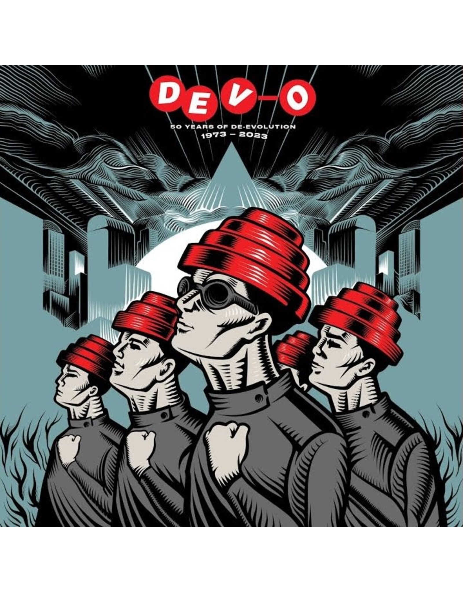 DEVO - 50 Years Of De-Evolution: 1973-2023 (Exclusive Red & Blue Vinyl)