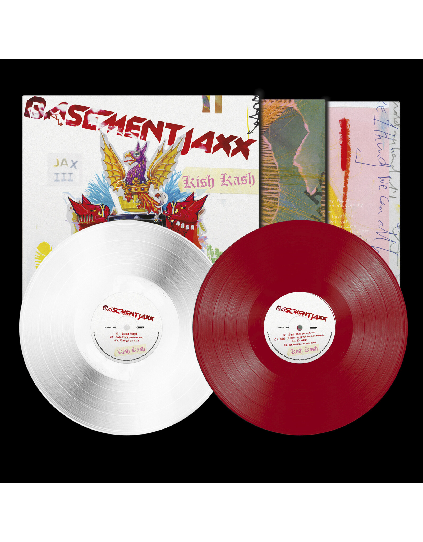 Basement Jaxx - Kish Kash (Red / White Vinyl)