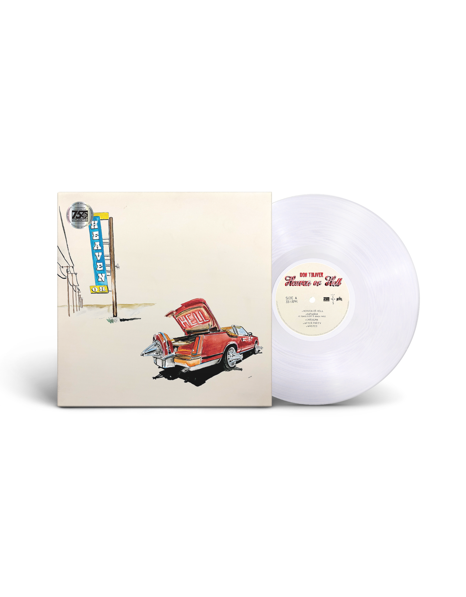 Don Toliver - Heaven or Hell (Crystal Clear Vinyl)