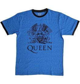 Queen / Crest Logo Ringer Tee