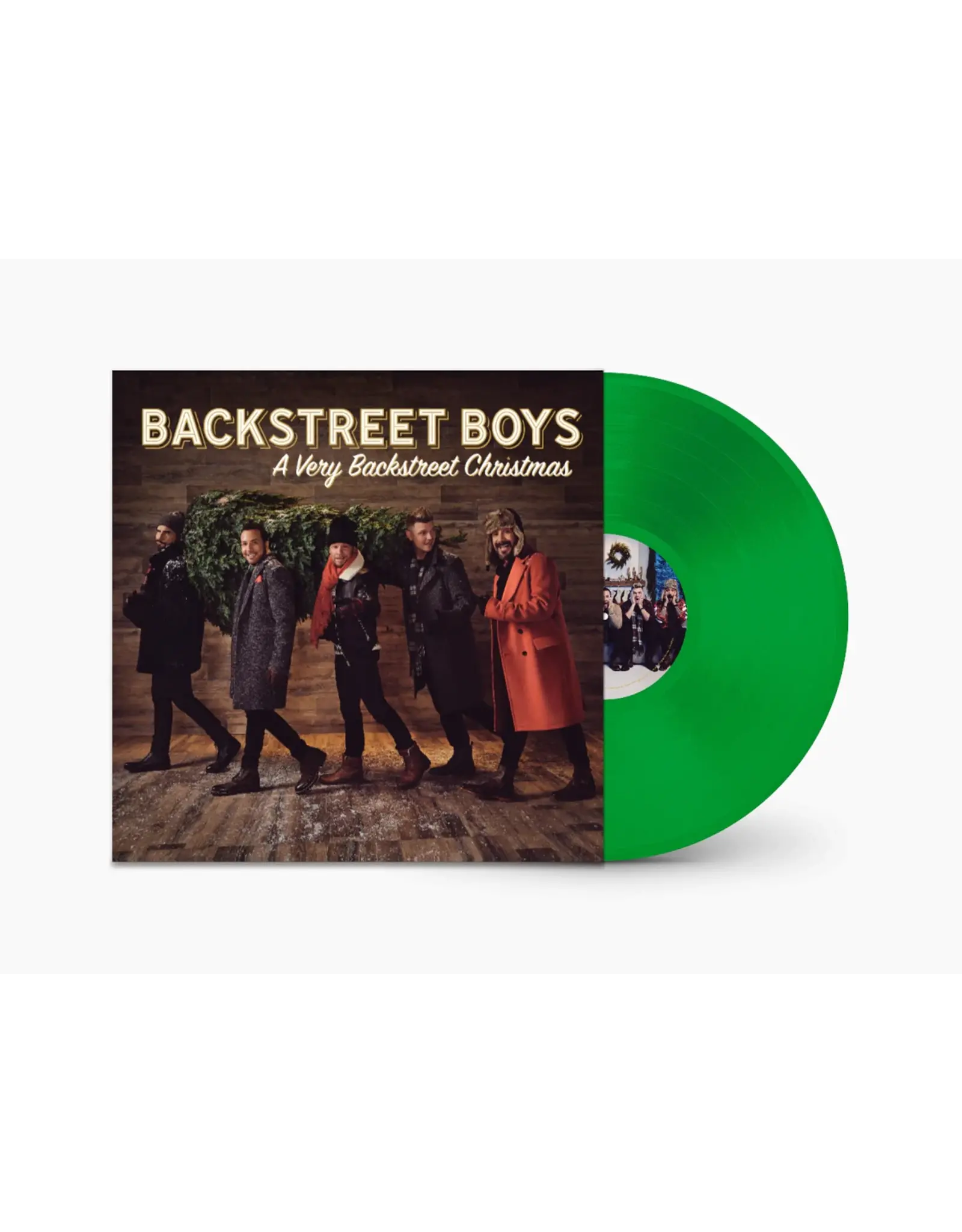 A Very Backstreet Christmas Exclusive Red Vinyl Record