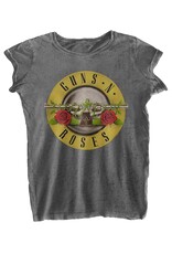 Guns N' Roses / Classic Logo Women's Burnout Tee