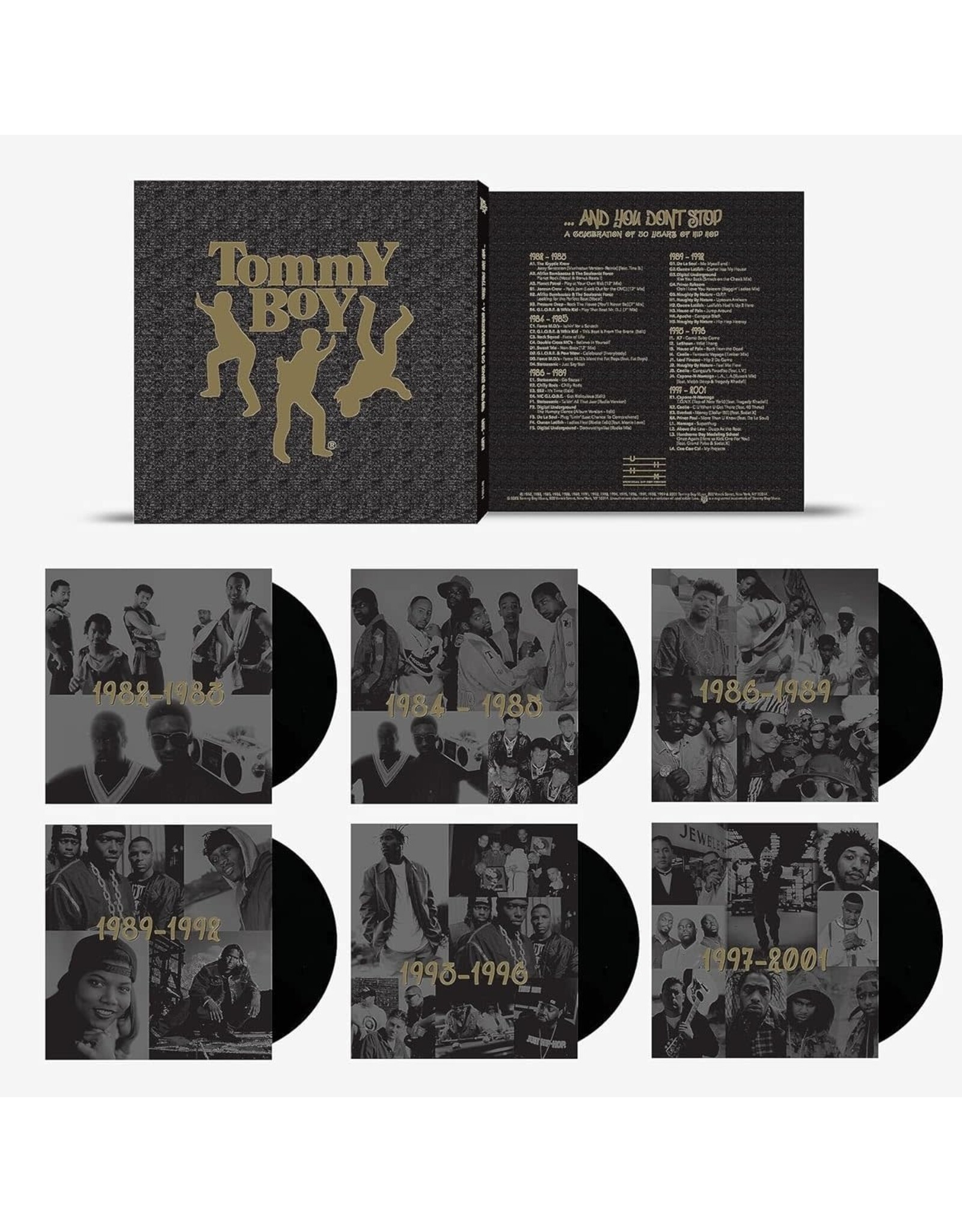 Various - Tommy Boy: ...And You Don't Stop - A Celebration Of 50 Years Of Hip Hop (6LP Box)