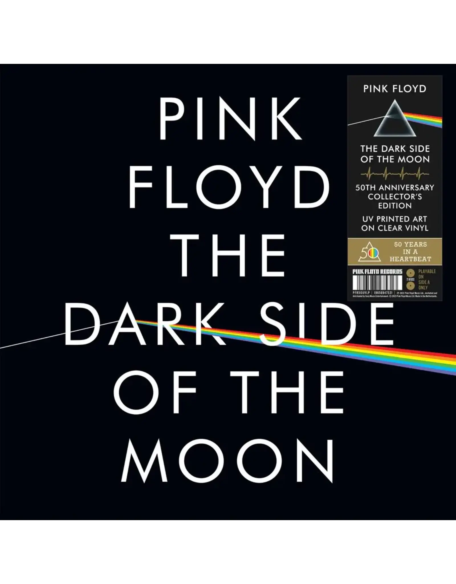 Pink Floyd - The Dark Side Of The Moon (50th Anniversary) [UV Printed Clear Vinyl]