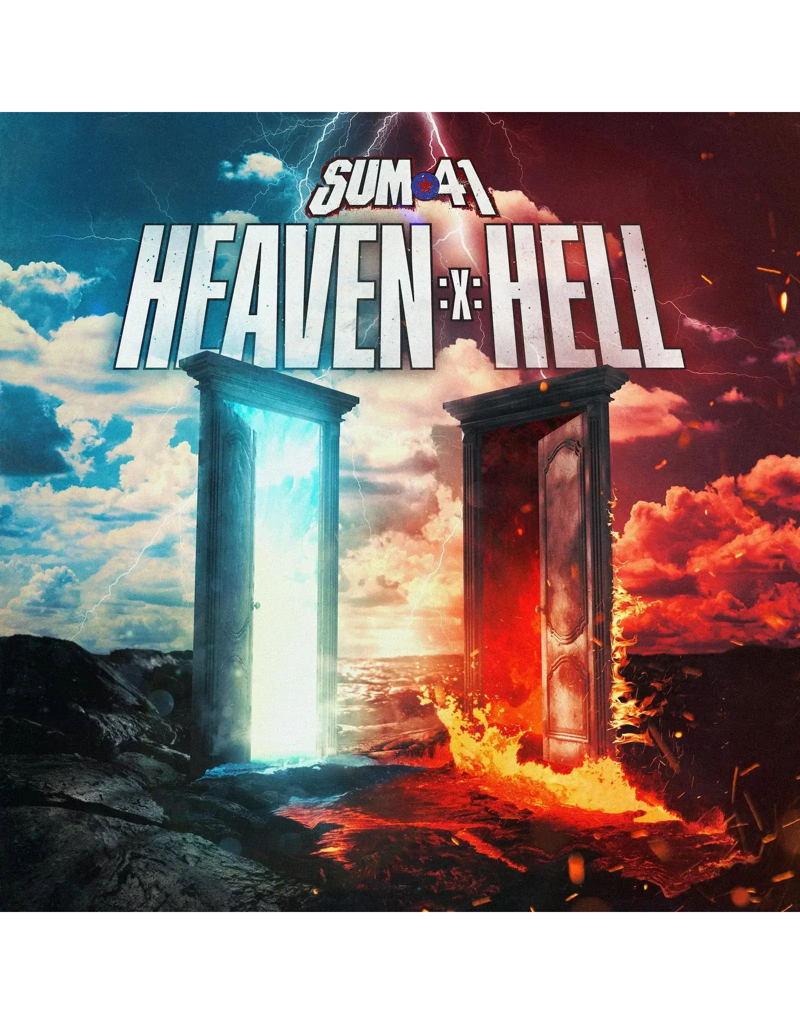 SUM 41 - Heaven :X: Hell (Exclusive Quad with Blue Splatter Vinyl)