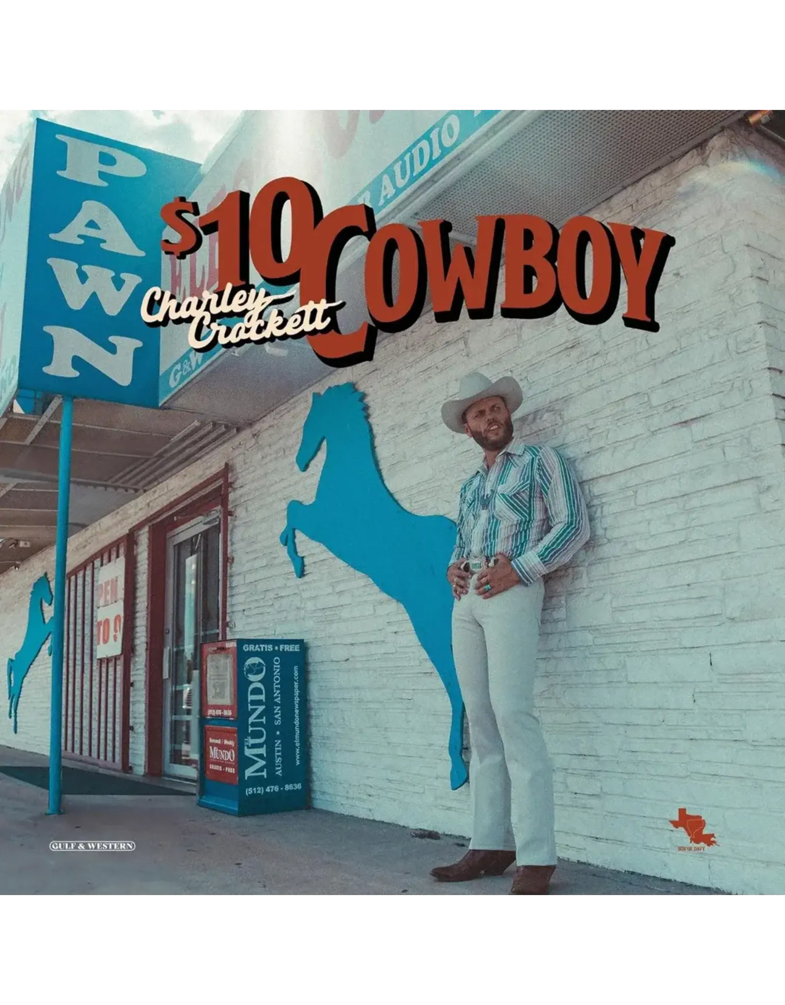 Charley Crockett - $10 Cowboy (Exclusive Sky Blue Vinyl)