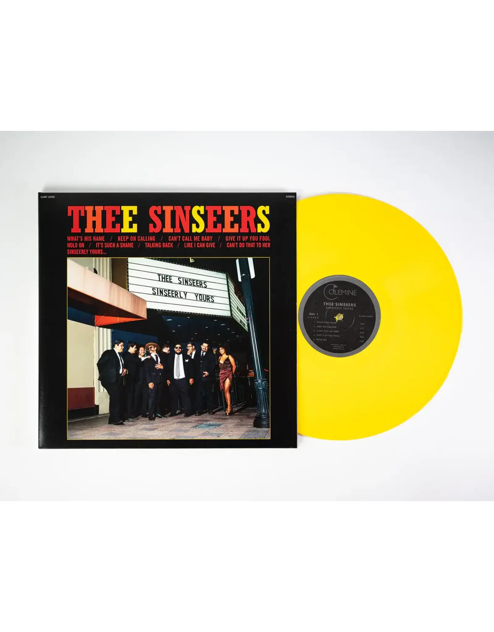 Thee Sinseers - Sinseerly Yours (Opaque Yellow Vinyl)