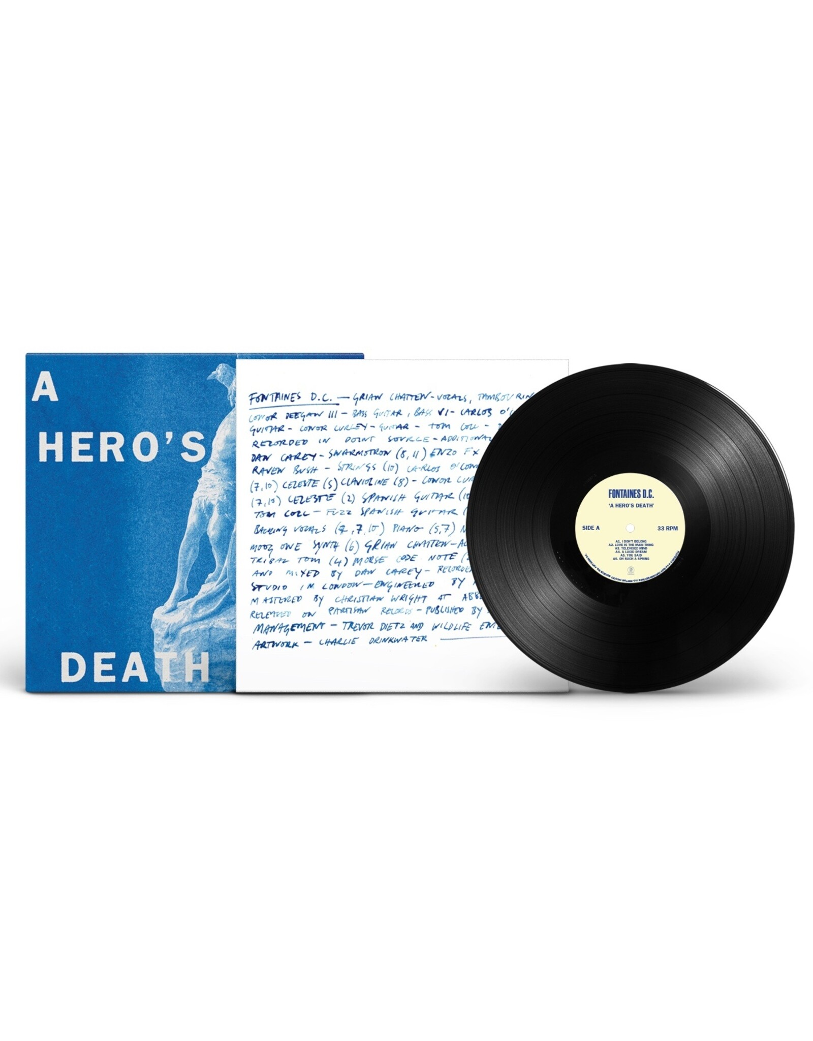 洋楽 Fontaines D.C. A Hero's Death LP LP) Fontaines DC - A Hero's Death - Dead Dog Records