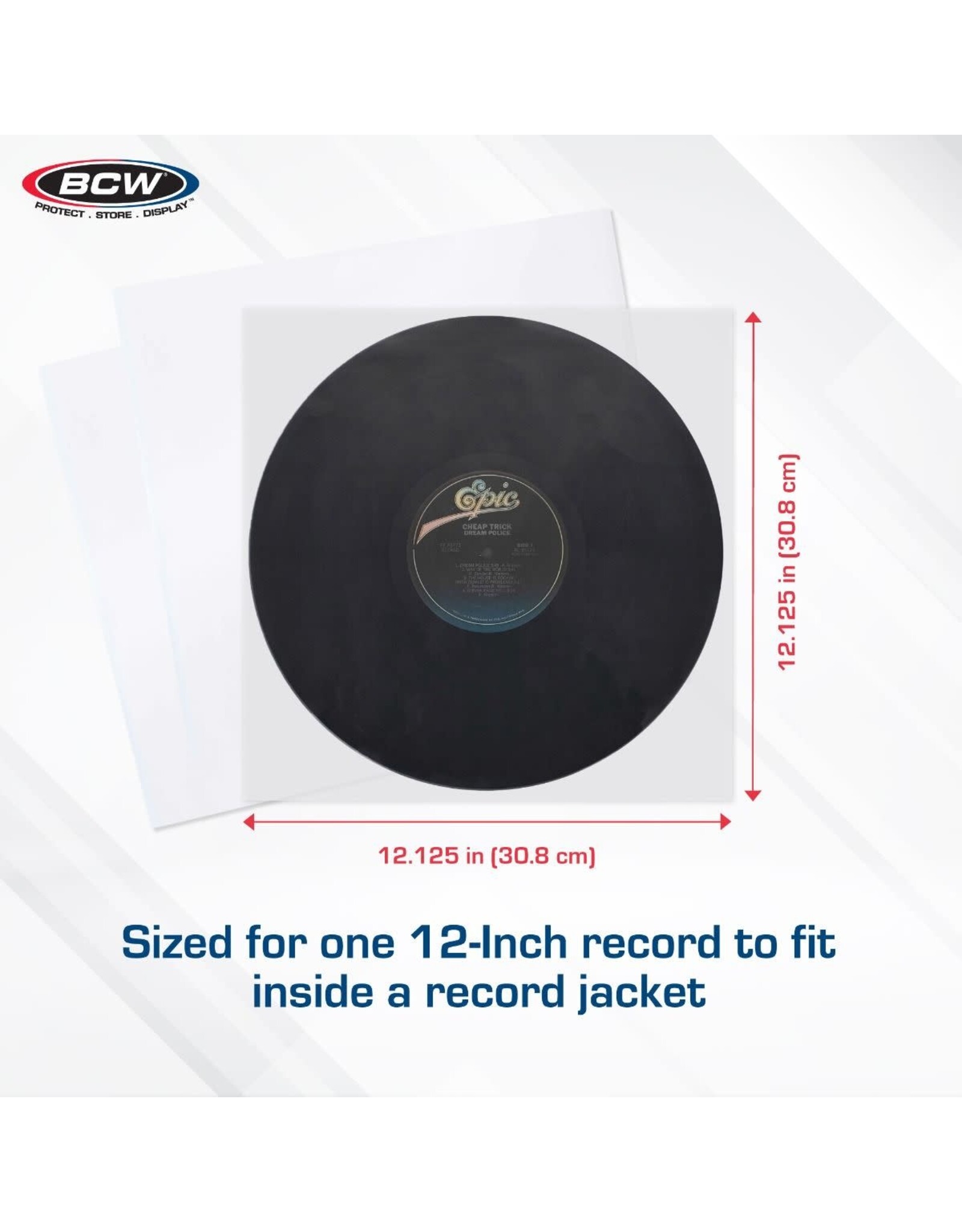 BCW / Anti-Static Record Inner Sleeves (100 Pack)