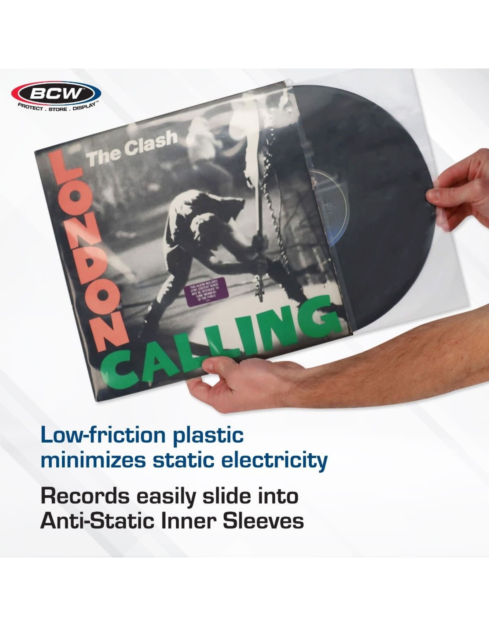 BCW / Anti-Static Record Inner Sleeves (100 Pack)