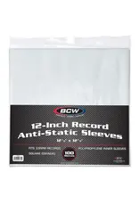 BCW / Anti-Static Record Inner Sleeves (100 Pack)