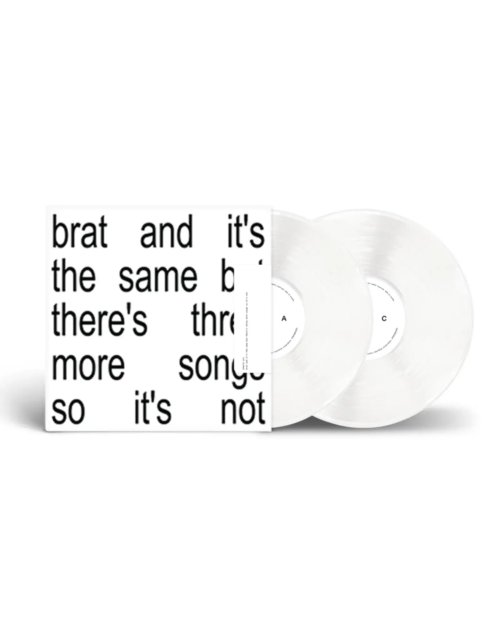 Charli XCX - Brat and It's The Same But There's Three More Songs (White Vinyl)