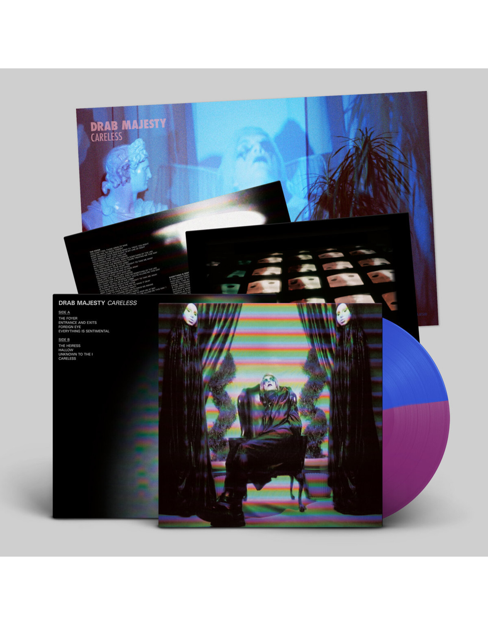 Drab Majesty - Careless (Blue & Purple Split Vinyl)