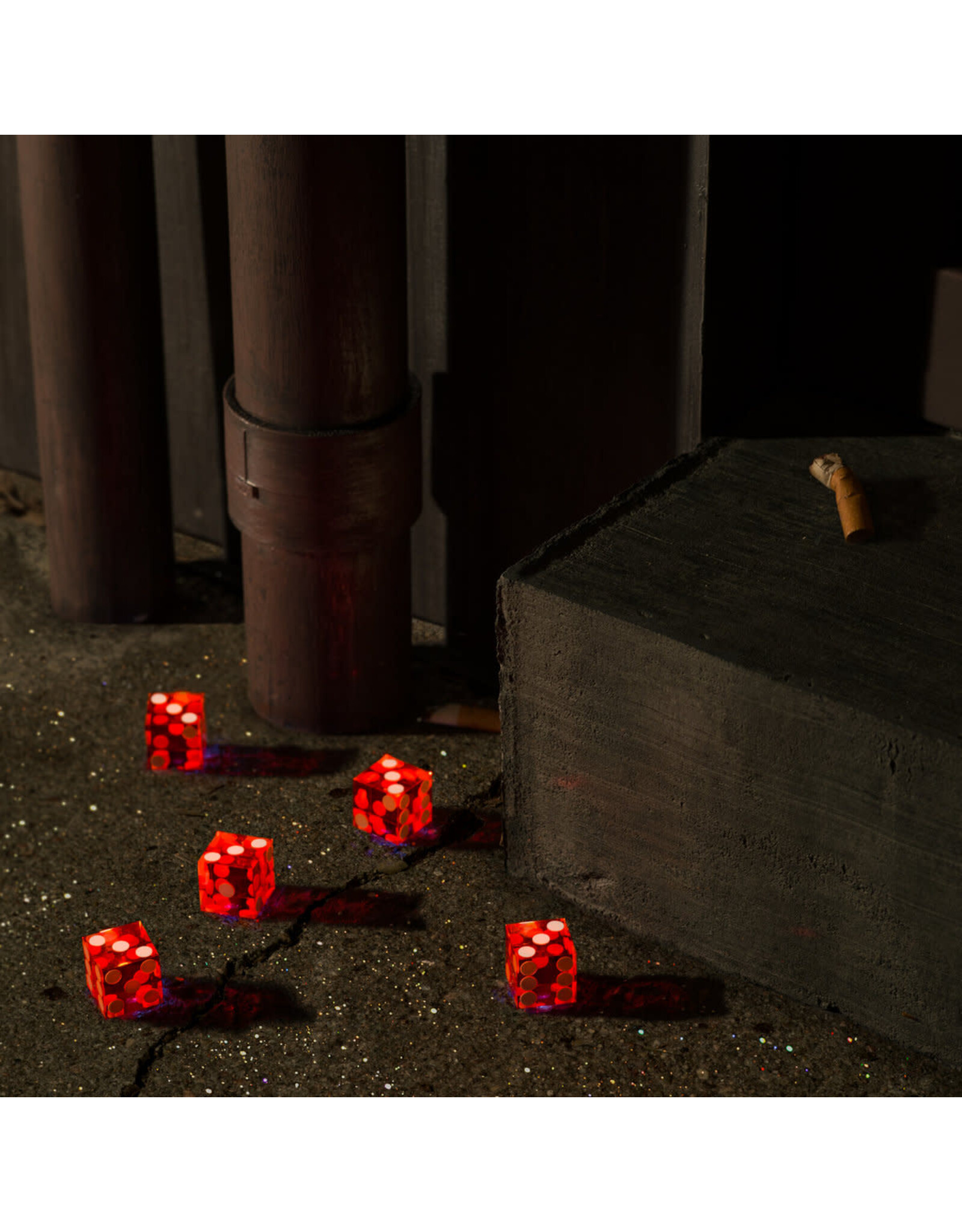 Bright Eyes - Five Dice, All Threes (Red & Orange Splatter Vinyl)