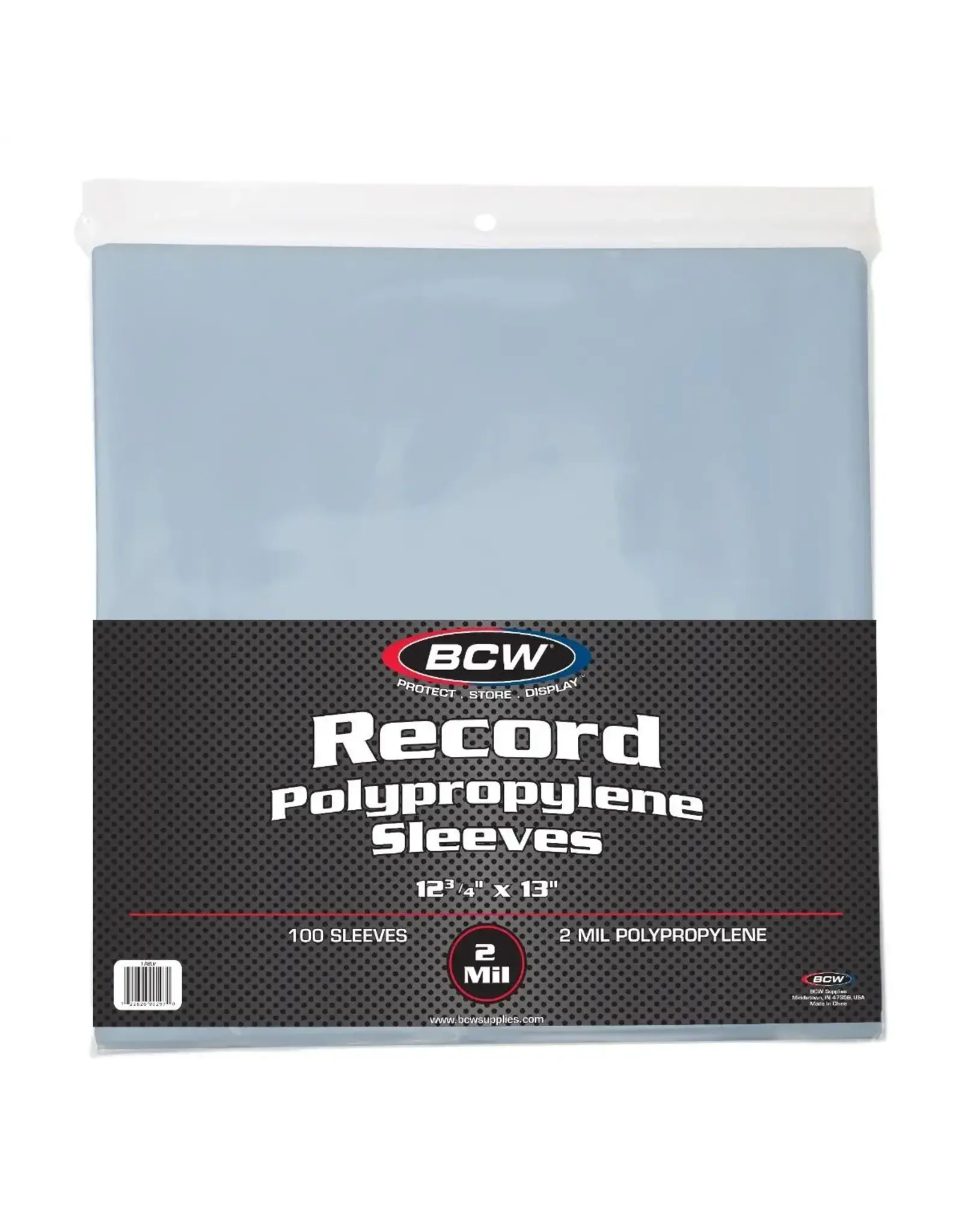 BCW / Record Polypropylene Outer Sleeves (100 Pack)