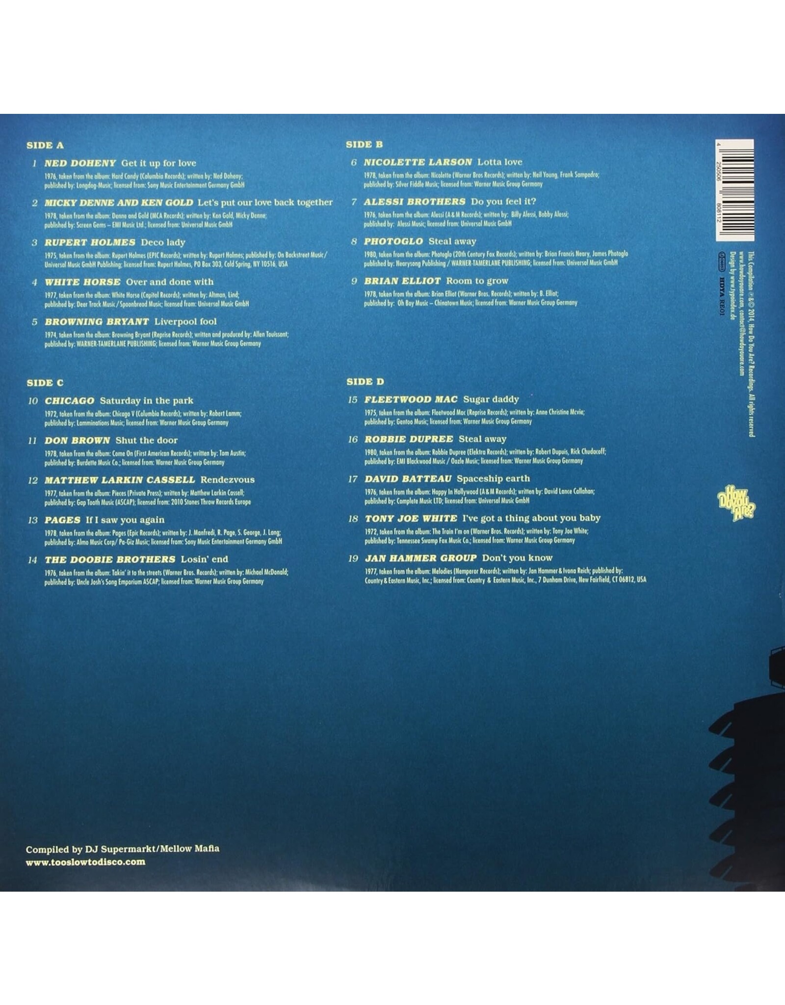 Various - Too Slow To Disco