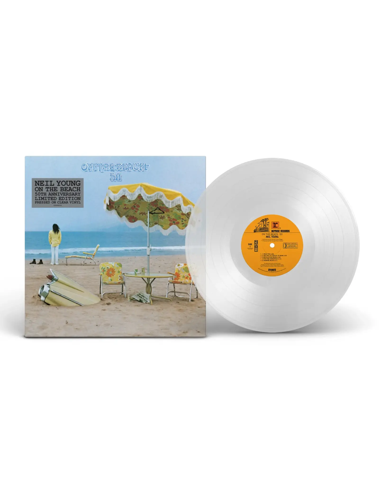 Neil Young - On The Beach (50th Anniversary) [Clear Vinyl]