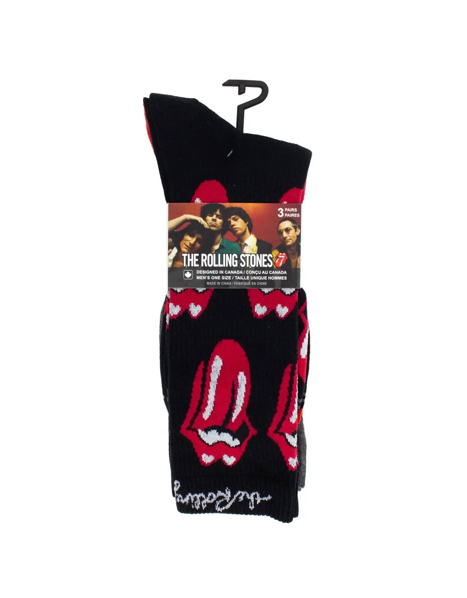 The Rolling Stones / Classic Tongue Crew Socks Multipack