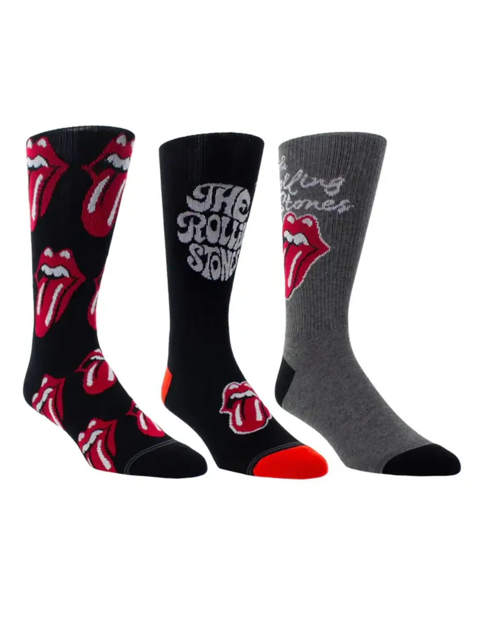 The Rolling Stones / Classic Tongue Crew Socks Multipack