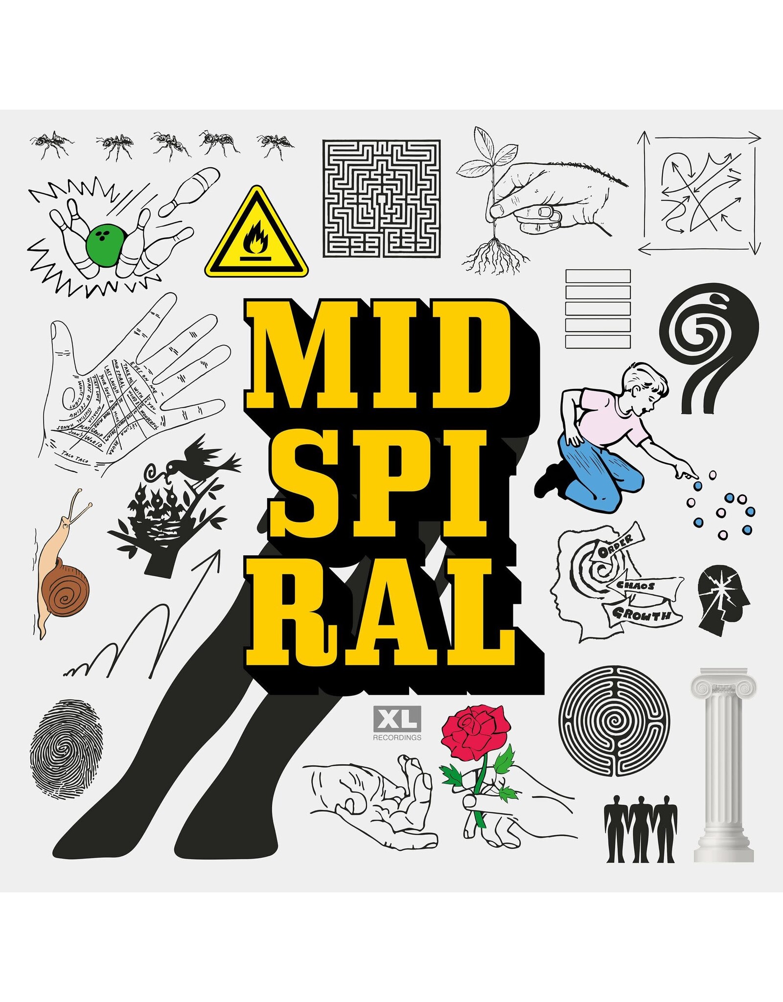 BadBadNotGood - Mid Spiral (White & Blue Vinyl)