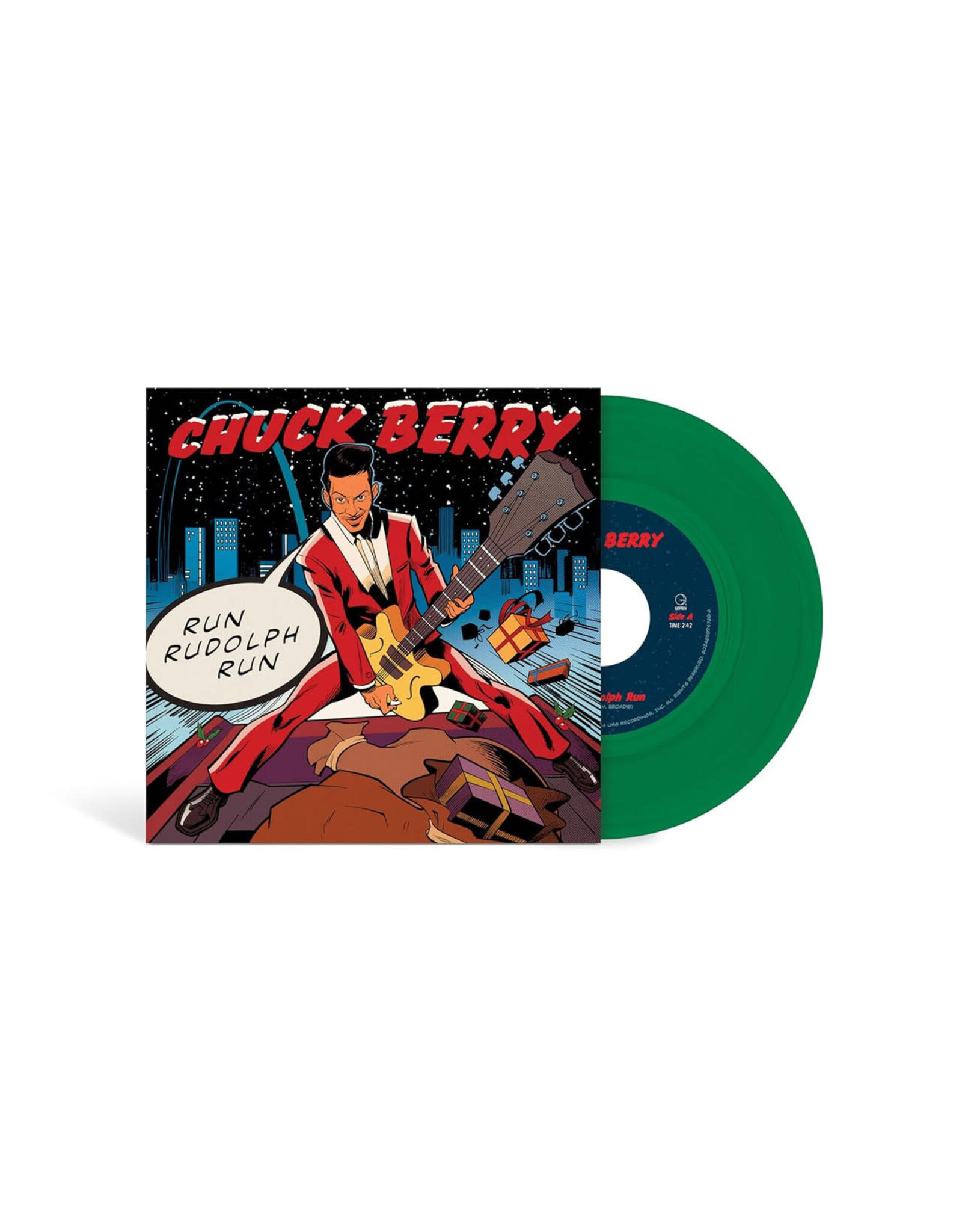 Chuck Berry - Run Rudolph Run (7" Evergreen Vinyl)
