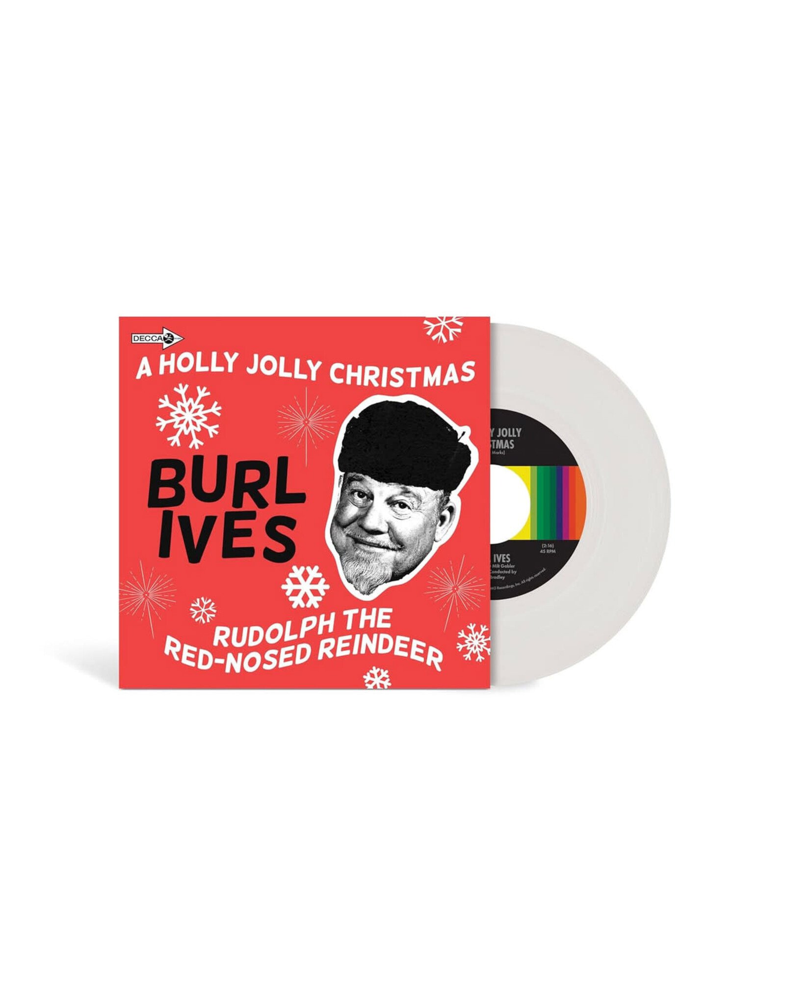 Burl Ives - A Holly Jolly Christmas (7" Snow White Vinyl)