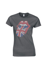Rolling Stones / Classic Logo Women's Rhinestone Tee