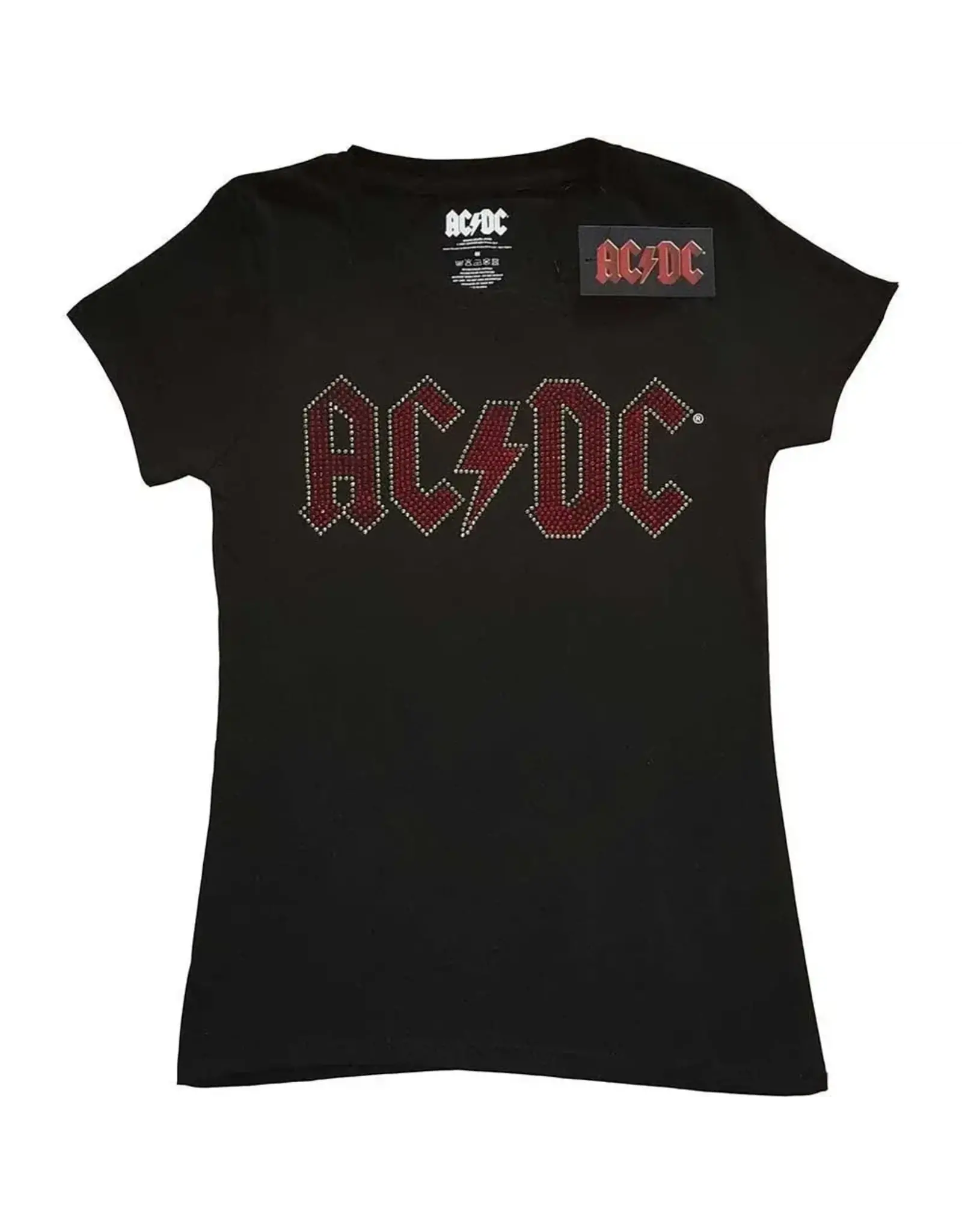 AC/DC / Classic Logo Rhinestone Logo Women's Tee