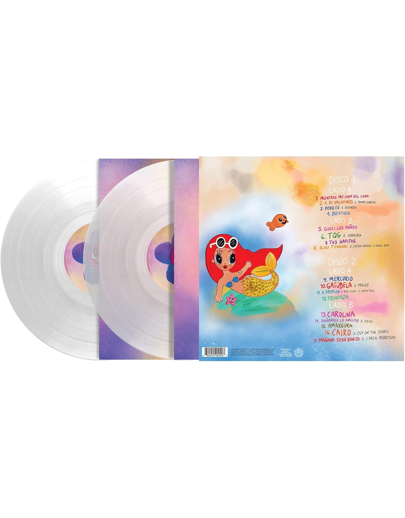 Karol G - Mañana Será Bonito (Clear Vinyl)