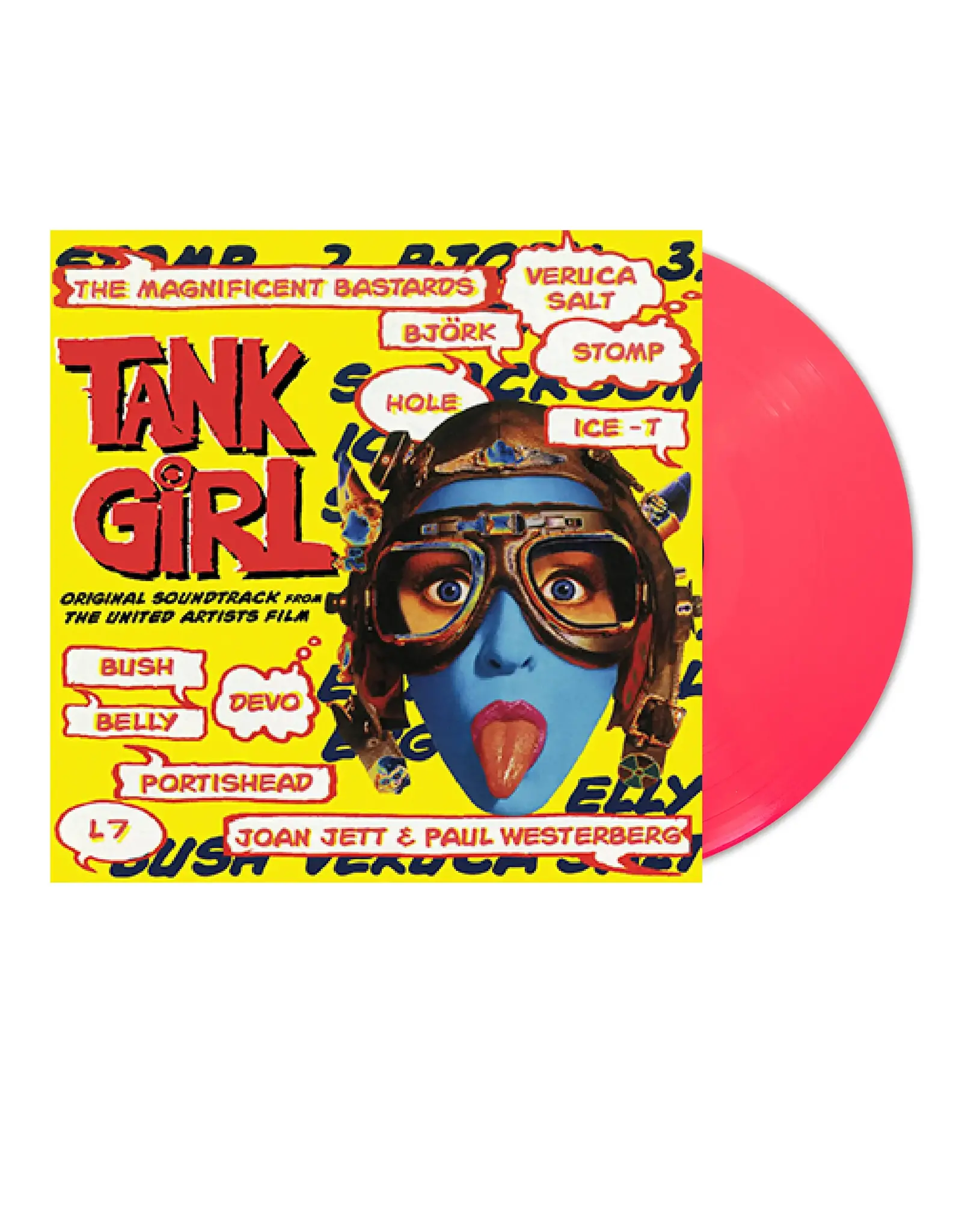 TANK GIRL サウンドトラック LPレコード Various Artists - Tank Girl (Music From The Film) [Neon