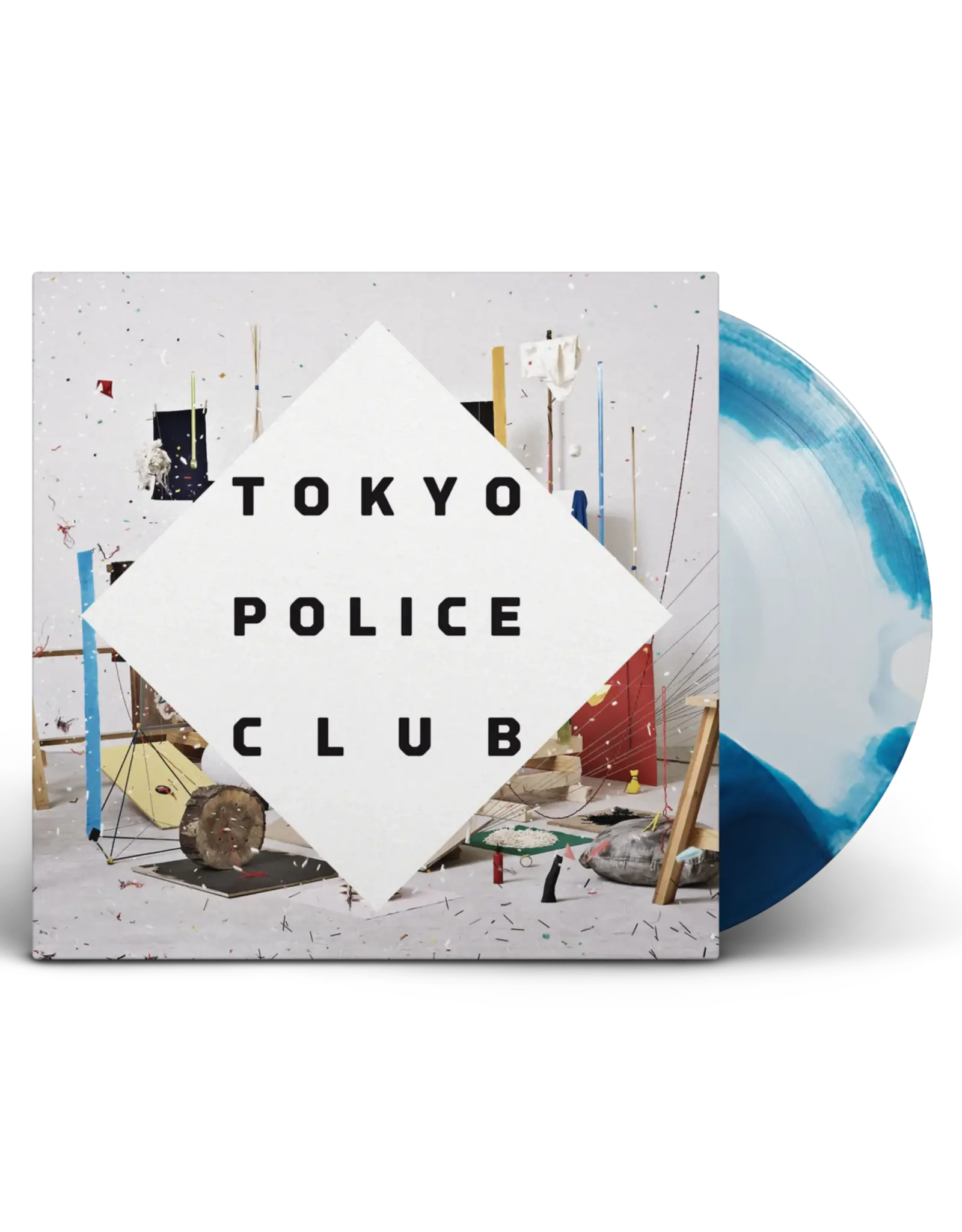 Tokyo Police Club - Champ (Exclusive White & Blue Wave Vinyl)