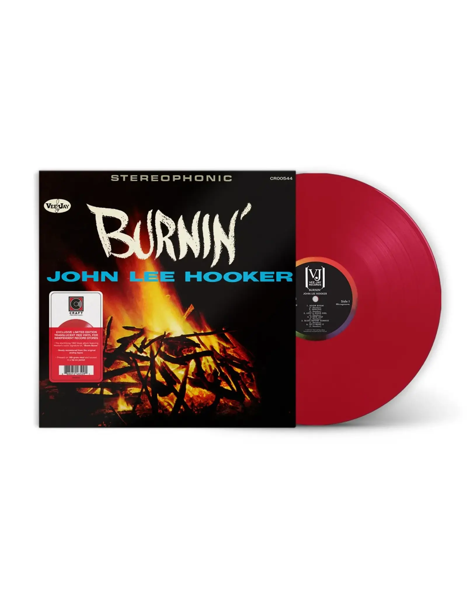 John Lee Hooker - Burnin' (60th Anniversary) [Exclusive Red Vinyl]