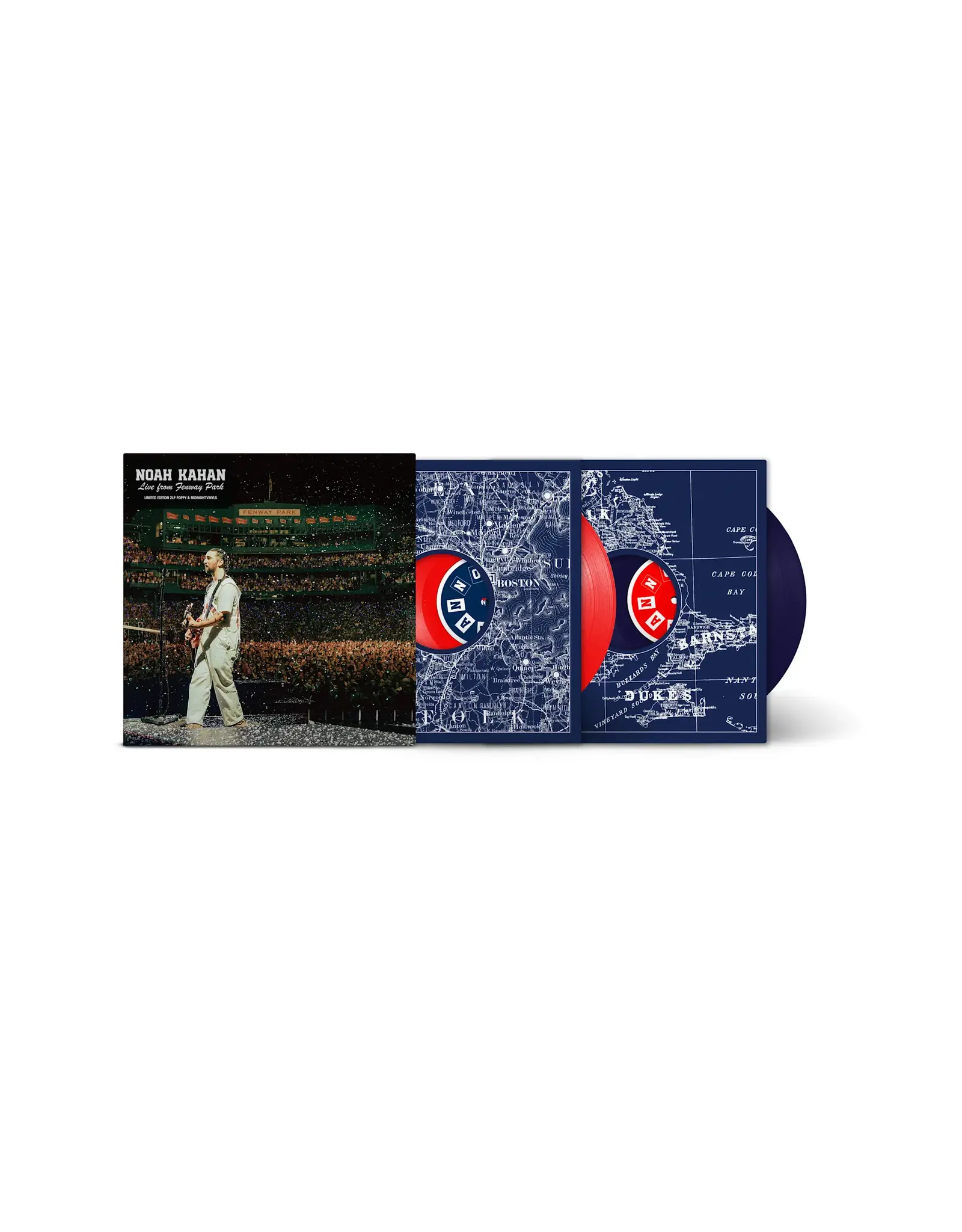 Noah Kahan - Live From Fenway Park (Exclusive Red & Blue Vinyl)