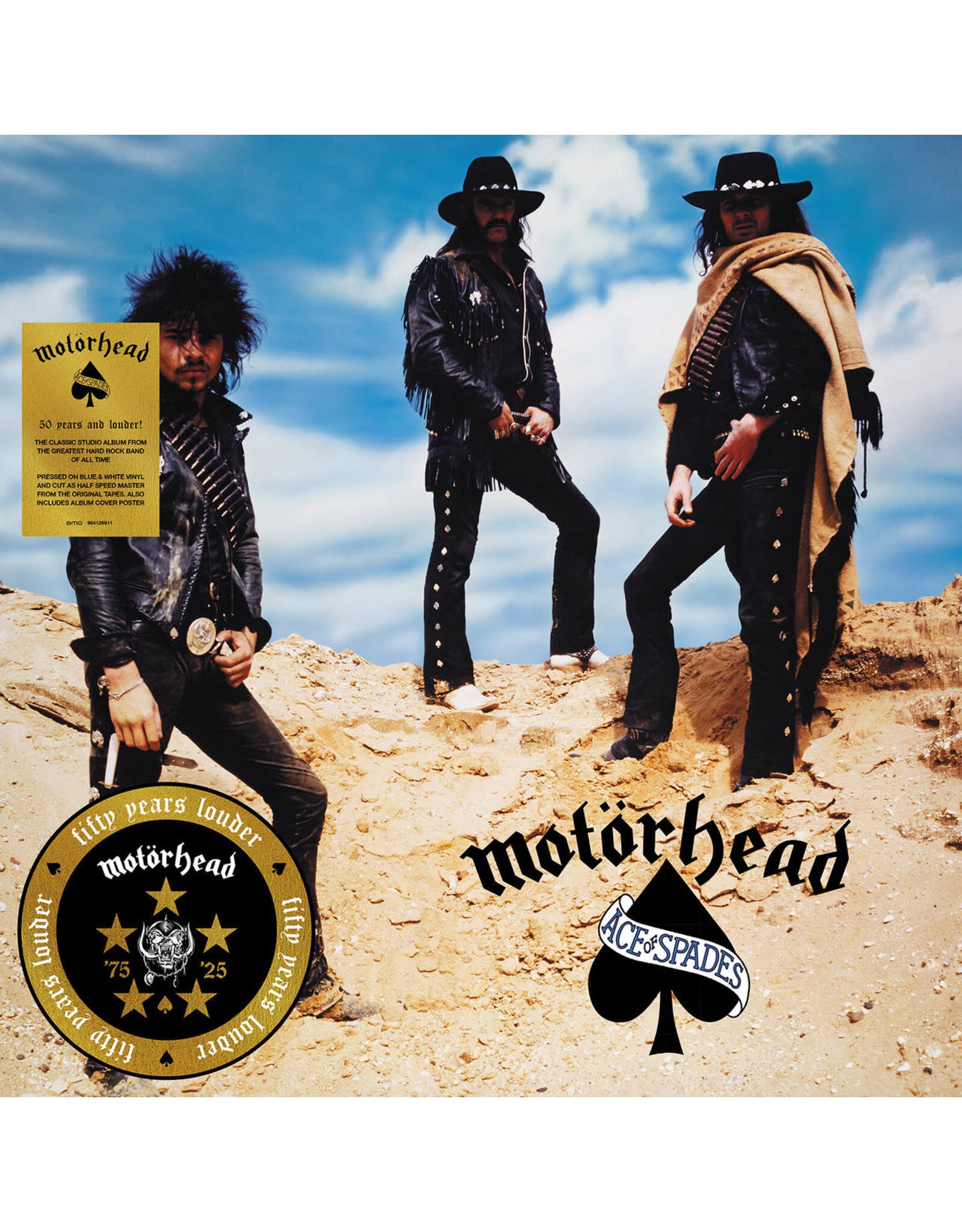 Motorhead - Ace Of Spades (50th Anniversary) [Blue & White Vinyl]