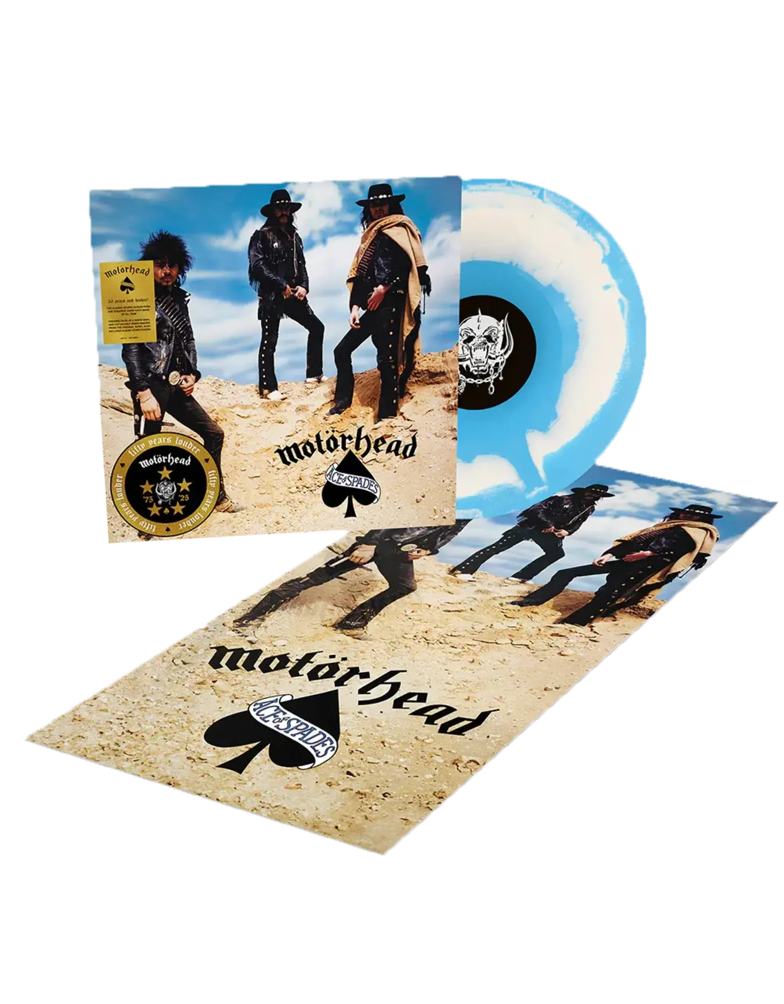 Motorhead - Ace Of Spades (50th Anniversary) [Blue & White Vinyl]