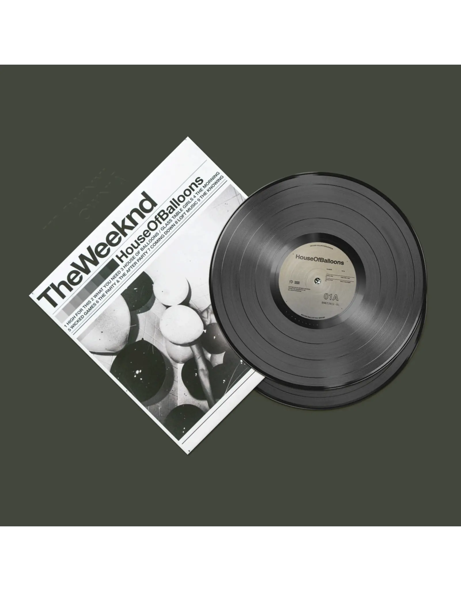 The weeknd x daniel arsham クリア盤2LP The Weeknd X Daniel Arsham House of Balloons 10th