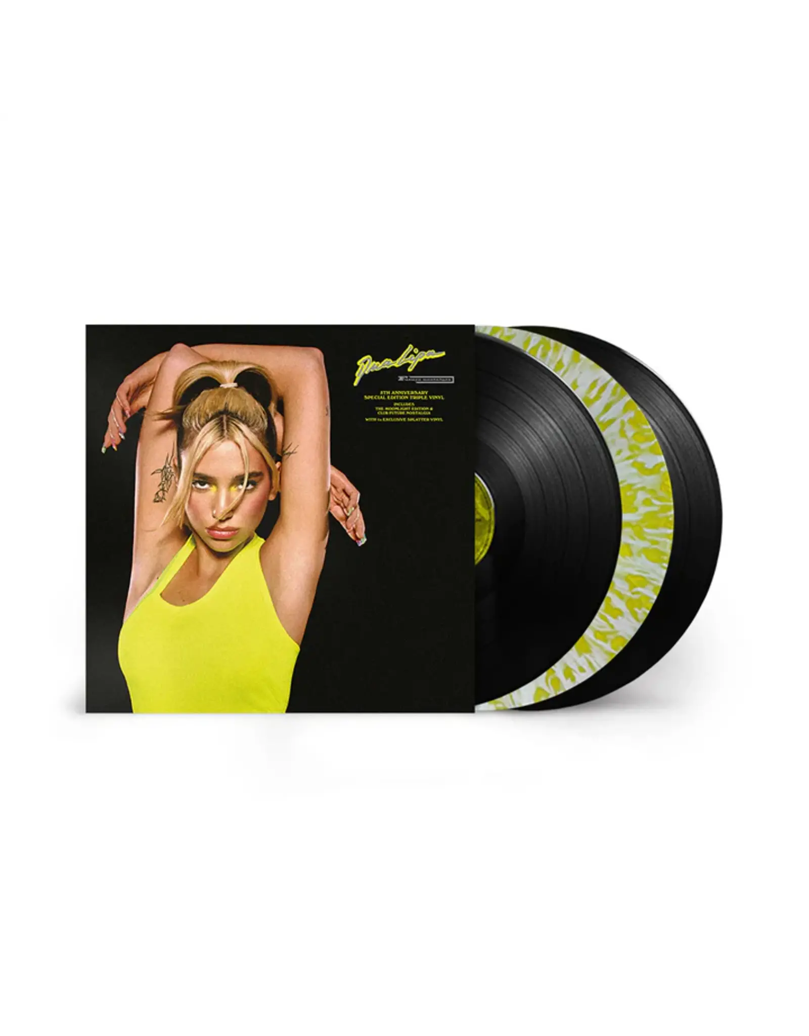 Dua Lipa - Future Nostalgia (5th Anniversary) [Black / Yellow  Splatter Vinyl]