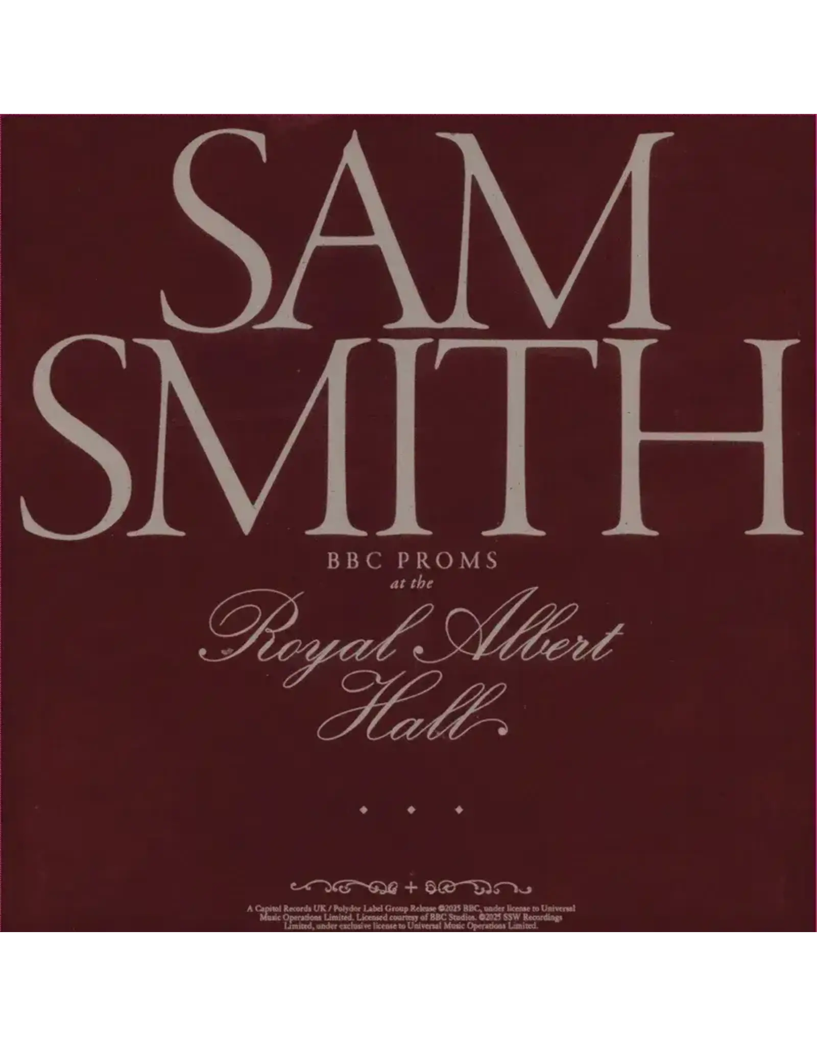 Sam Smith BBC Proms RSD限定 レコード Sam Smith - BBC Proms At The Royal Albert Hall Record Store